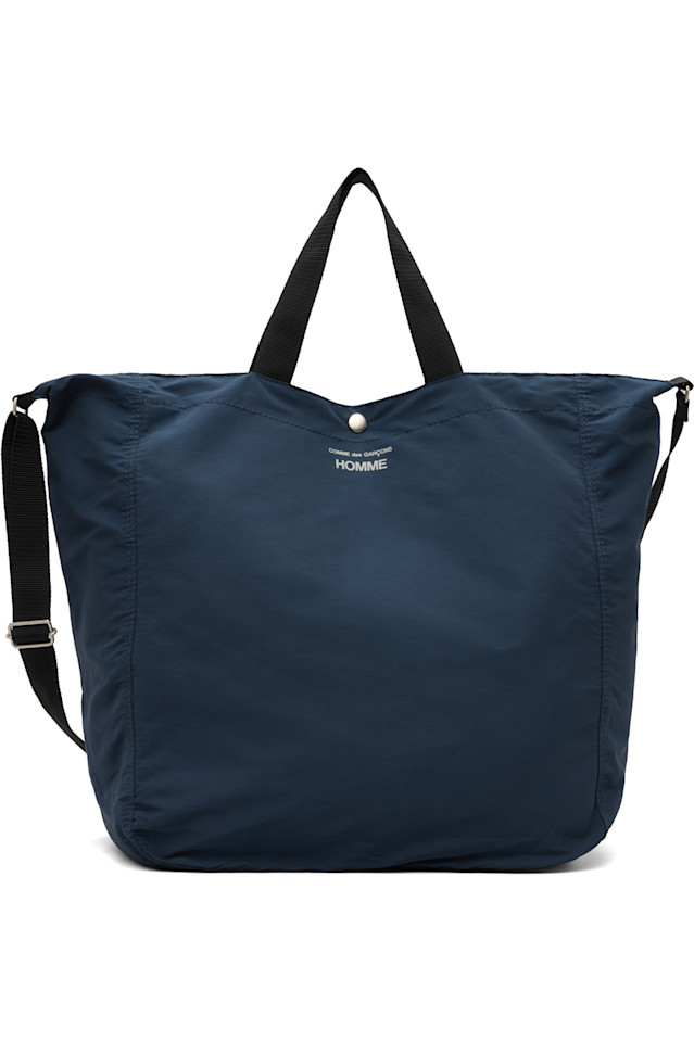 Сумка-Тоут из грогрена Comme Des Garçons Homme, темно-синий
Сумка-Тоут из грогрена Comme Des Garçons Homme, темно-синий