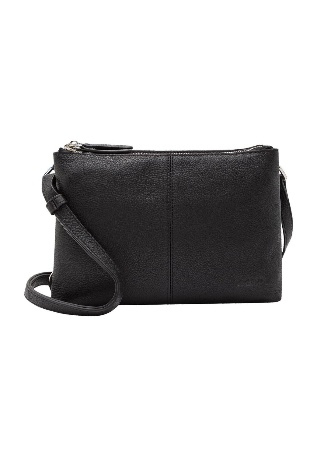 Кожаная женская сумка через плечо на молнии L.CREDI, черный
Кожаная женская сумка через плечо на молнии L.CREDI, черный