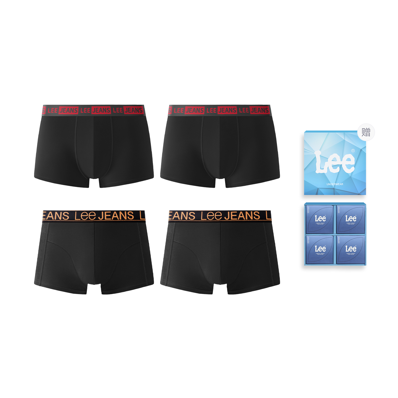 Lee Edge Color 3.0 мужское нижнее белье подарочная упаковка 4 штуки
Lee Edge Color 3.0 мужское нижнее белье подарочная упаковка 4 штуки