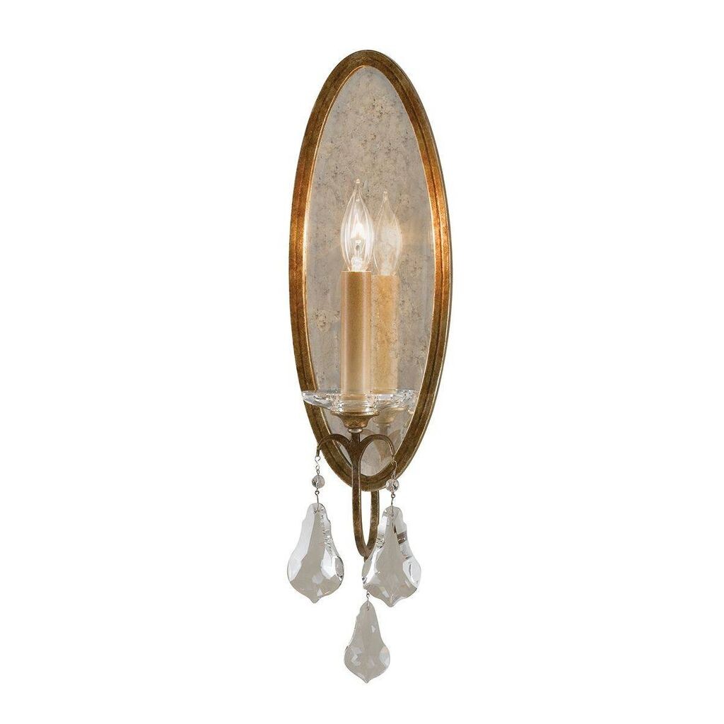 Настенный светильник из оксидированной бронзы, декор из хрусталя. Elstead Lighting
Настенный светильник из оксидированной бронзы, декор из хрусталя. Elstead Lighting