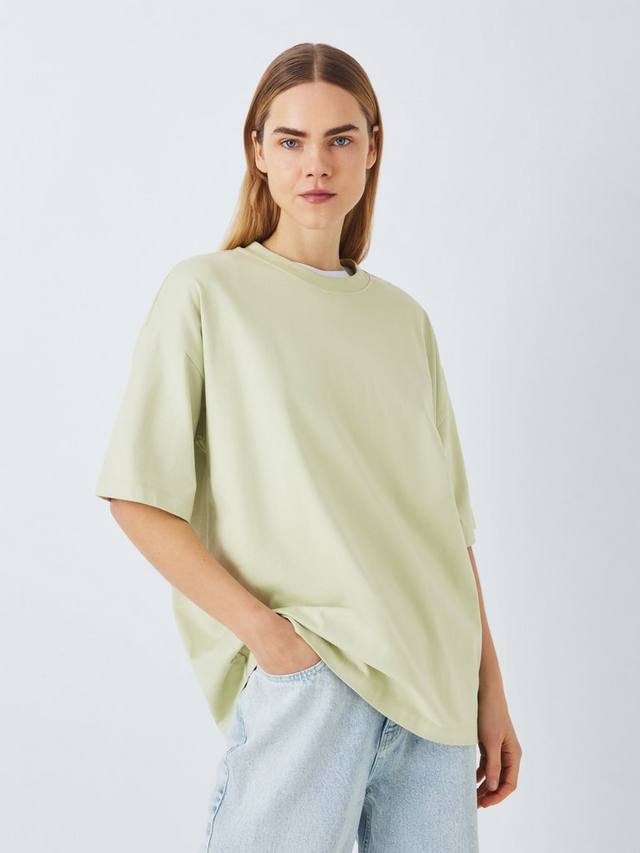 Футболка в стиле бойфренда большого размера John Lewis , зеленый
Футболка в стиле бойфренда большого размера John Lewis , зеленый