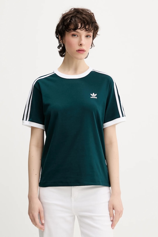 Футболка 3-Stripes Adidas Originals, зеленый 
Футболка 3-Stripes Adidas Originals, зеленый