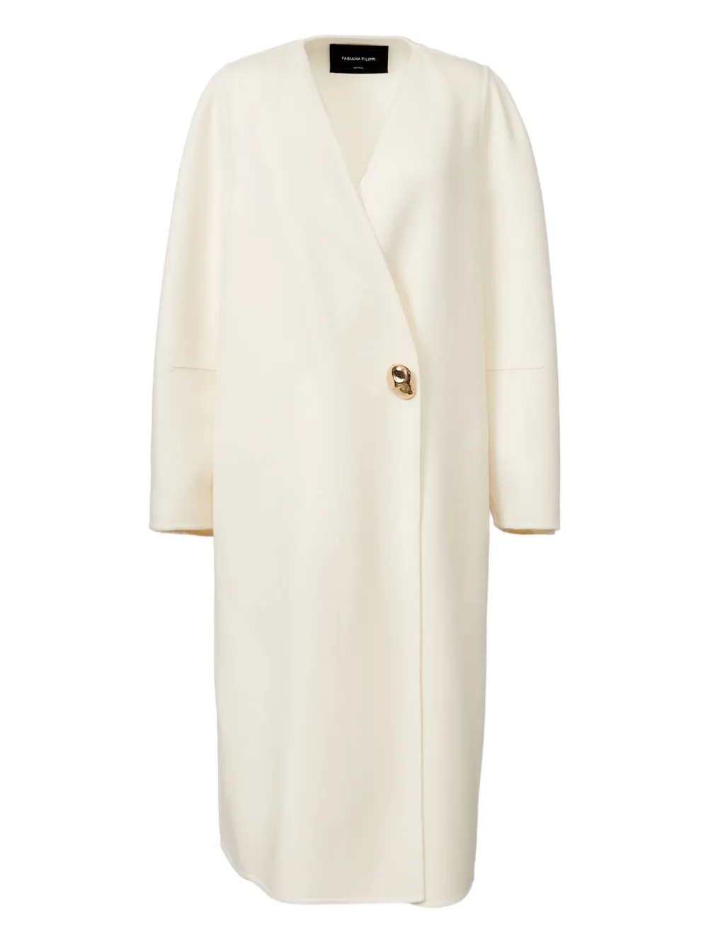 Пальто с запахом на одной пуговице Fabiana Filippi, белый
Пальто с запахом на одной пуговице Fabiana Filippi, белый