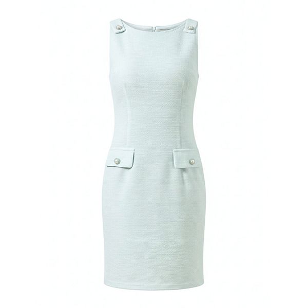 Твидовое платье для женщин без рукавов с лодочкой Inspire Chic
Твидовое платье для женщин без рукавов с лодочкой Inspire Chic