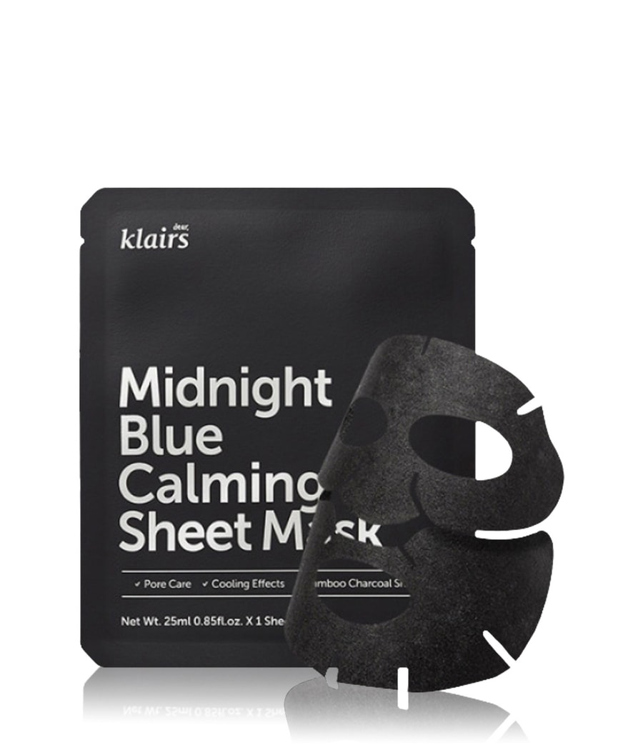 Тканевая маска Klairs Midnight Blue Calming, 1 шт.
Тканевая маска Klairs Midnight Blue Calming, 1 шт.