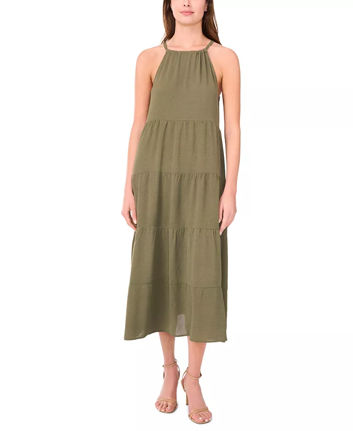 Женское газовое платье миди без рукавов MSK, зеленый
Женское газовое платье миди без рукавов MSK, зеленый