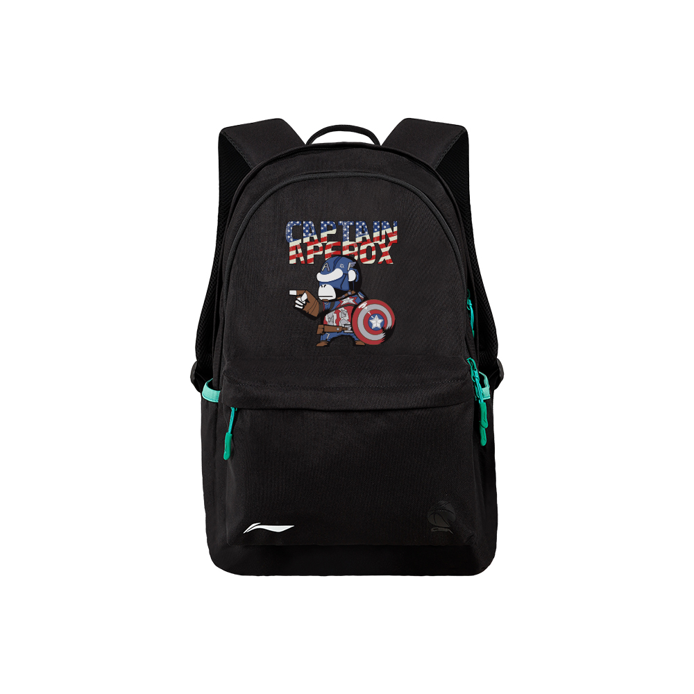 LINING Полиэстеровый рюкзак унисекс черный, Black Cute Gorilla Squad
LINING Полиэстеровый рюкзак унисекс черный, Black Cute Gorilla Squad