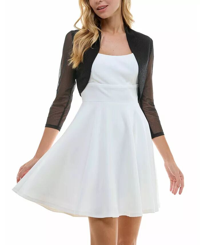 Блестящие плечи для юниоров с открытой передней частью City Studios, черный
Блестящие плечи для юниоров с открытой передней частью City Studios, черный