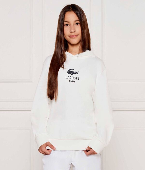 Свитер Regular fit Lacoste, белый 
Свитер Regular fit Lacoste, белый