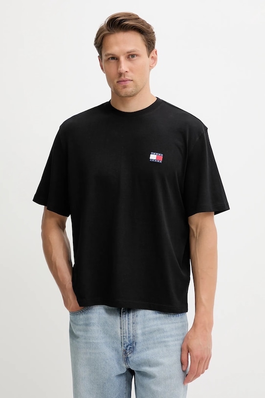 Хлопковая футболка Tommy Jeans, черный
Хлопковая футболка Tommy Jeans, черный