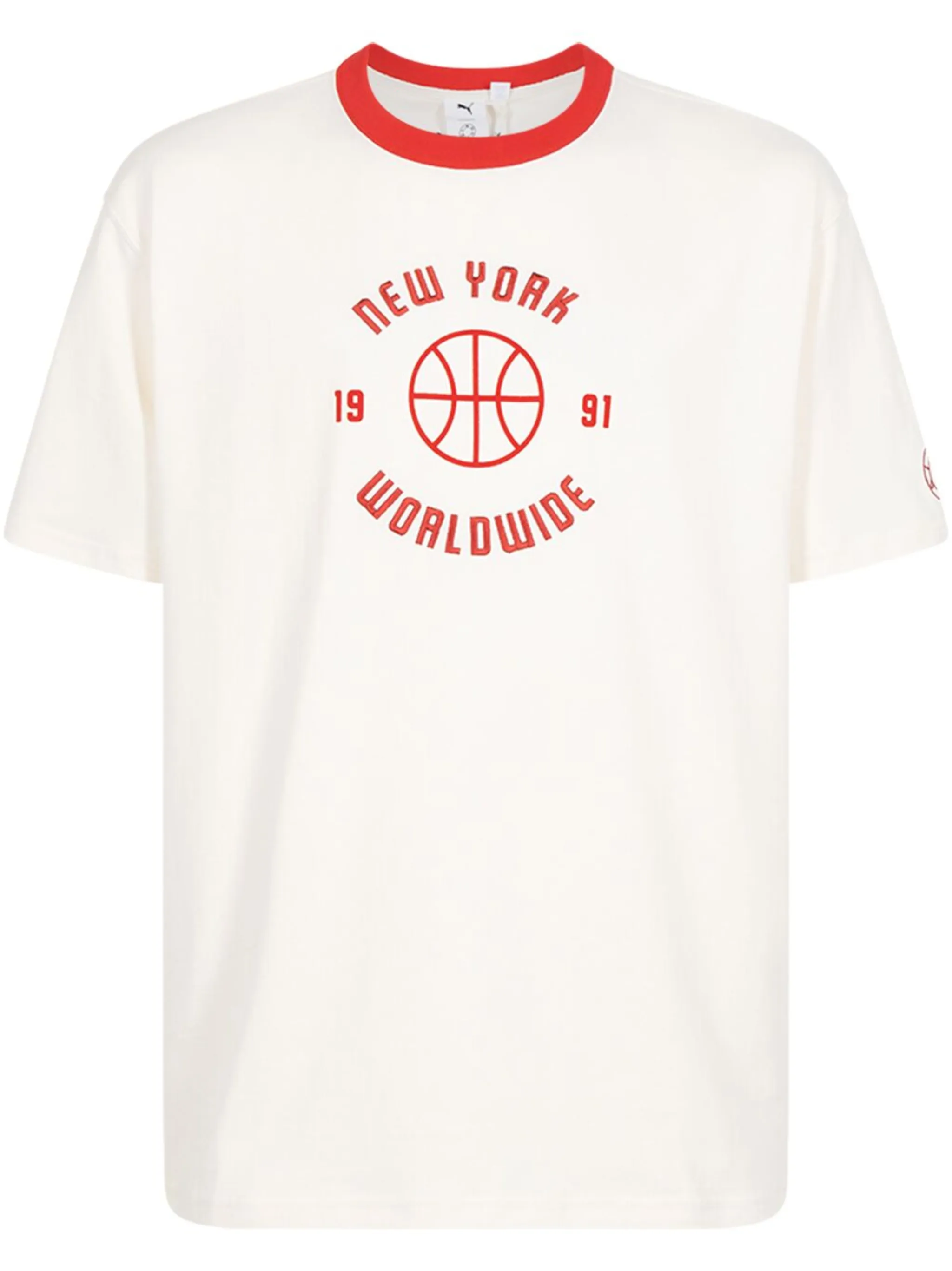 Футболка с вышивкой из коллаборации с Rhuigi Puma, белый
Футболка с вышивкой из коллаборации с Rhuigi Puma, белый