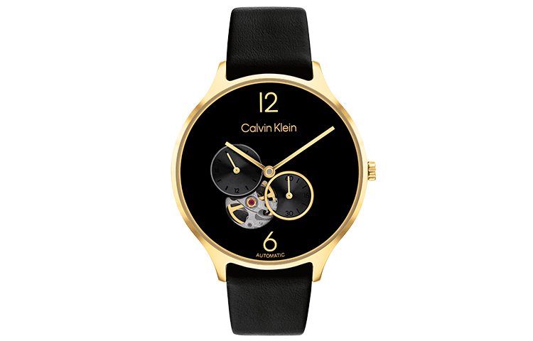 Часы CALVIN KLEIN с автоматическим механическим механизмом, кожаным ремешком, черным циферблатом 38 мм, женские
Часы CALVIN KLEIN с автоматическим механическим механизмом, кожаным ремешком, черным циферблатом 38 мм, женские