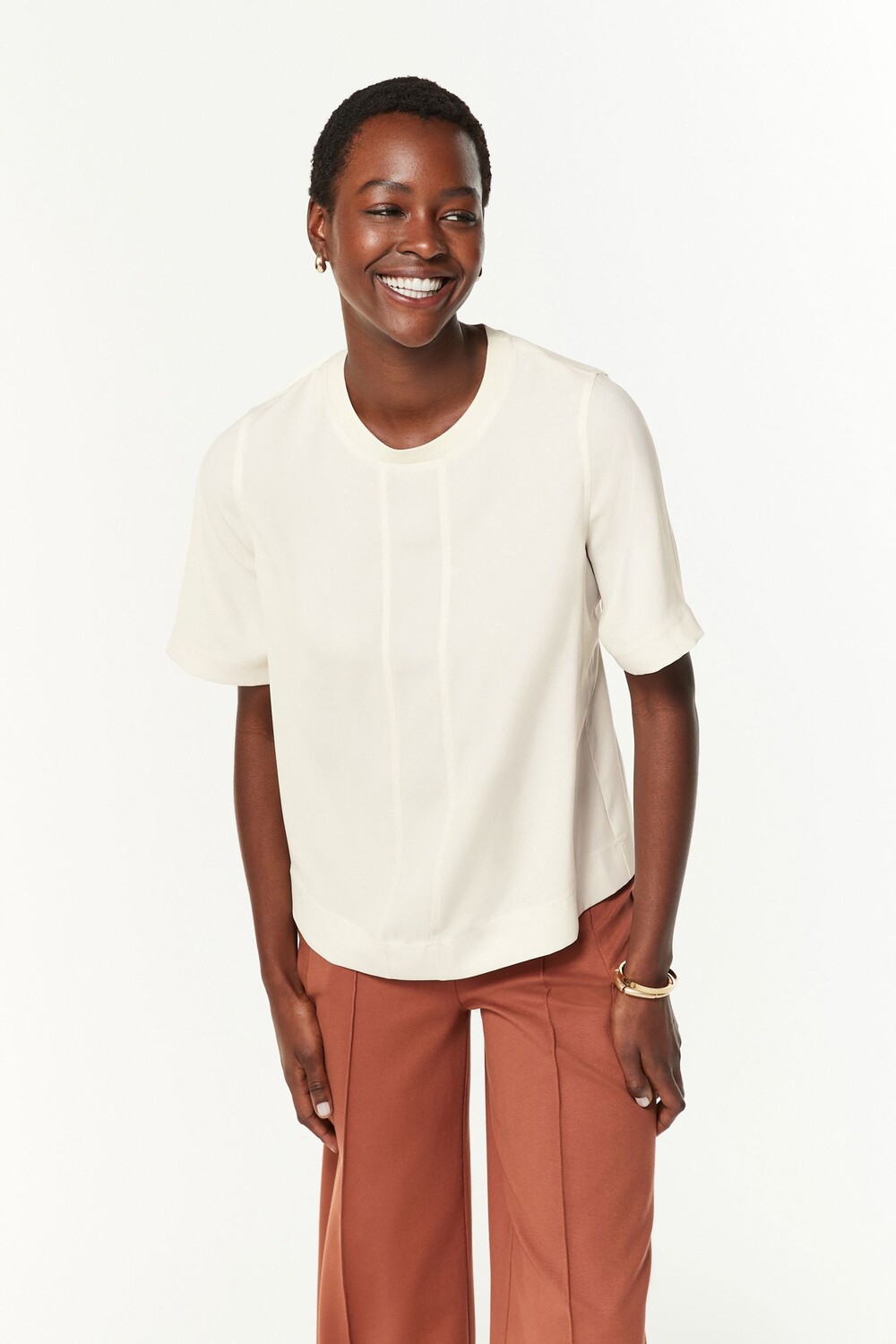 Футболка с короткими рукавами и круглым вырезом Next, белый
Футболка с короткими рукавами и круглым вырезом Next, белый