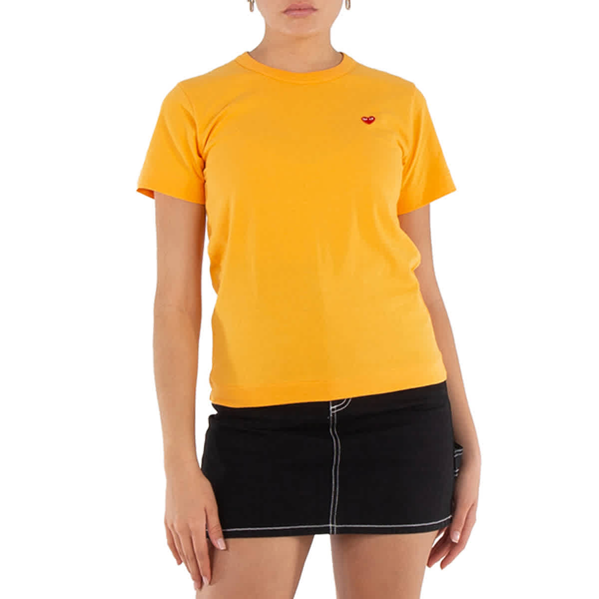 Футболка Cdg Play Heart Emblem в желтом цвете
Футболка Cdg Play Heart Emblem в желтом цвете