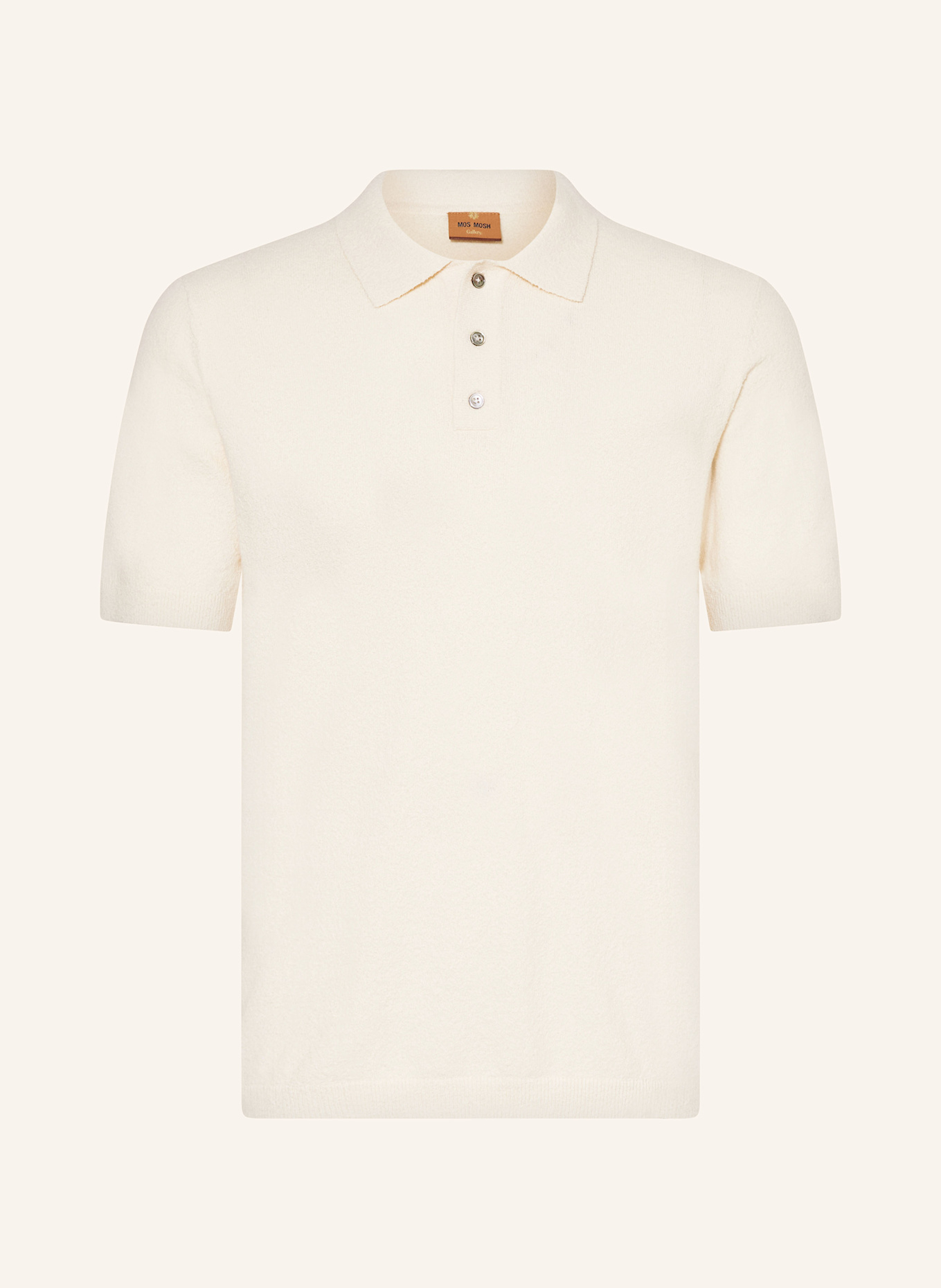 Рубашка поло из букле mmgkyle Mos Mosh Gallery, экрю 
Рубашка поло из букле mmgkyle Mos Mosh Gallery, экрю