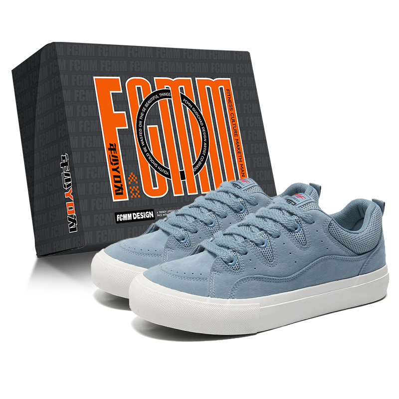FCMM Низкие мужские кроссовки для скейтбординга, цвет «дымчато-голубой»
FCMM Низкие мужские кроссовки для скейтбординга, цвет «дымчато-голубой»