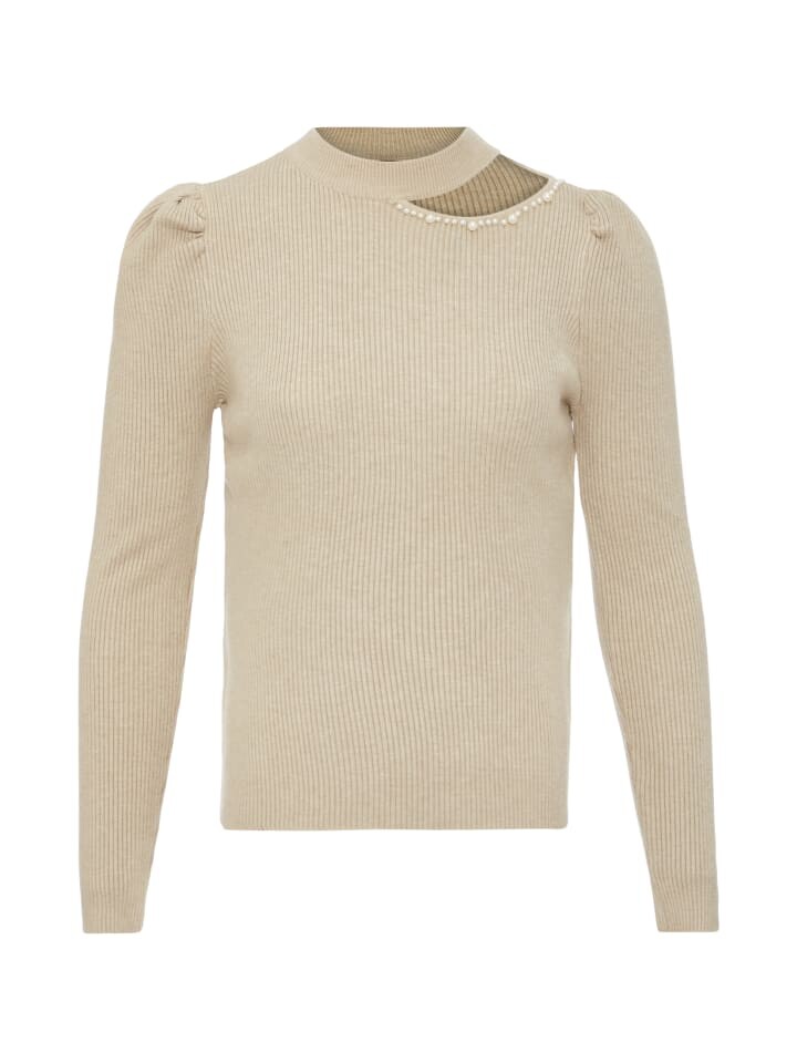 Пуловер leo selection, бежевый 
Пуловер leo selection, бежевый