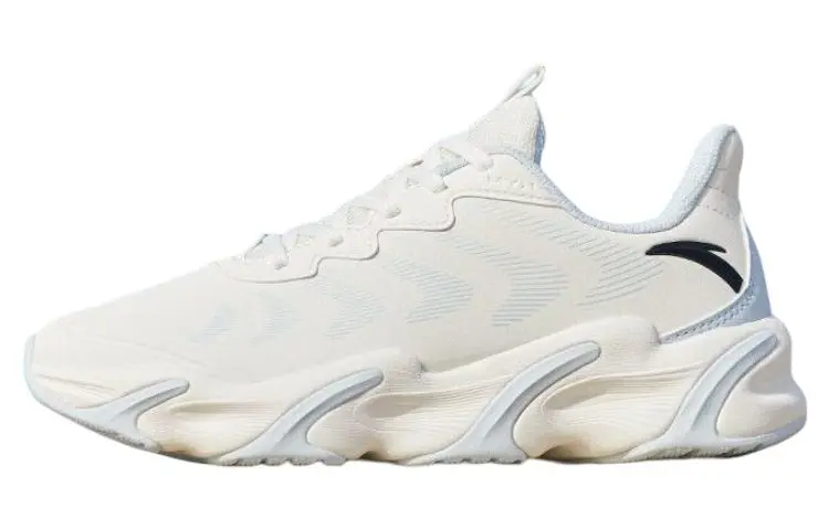 Кроссовки для бега Keep Moving женские с низким верхом цвета слоновой кости/голубого фантома Anta 
Кроссовки для бега Keep Moving женские с низким верхом цвета слоновой кости/голубого фантома Anta