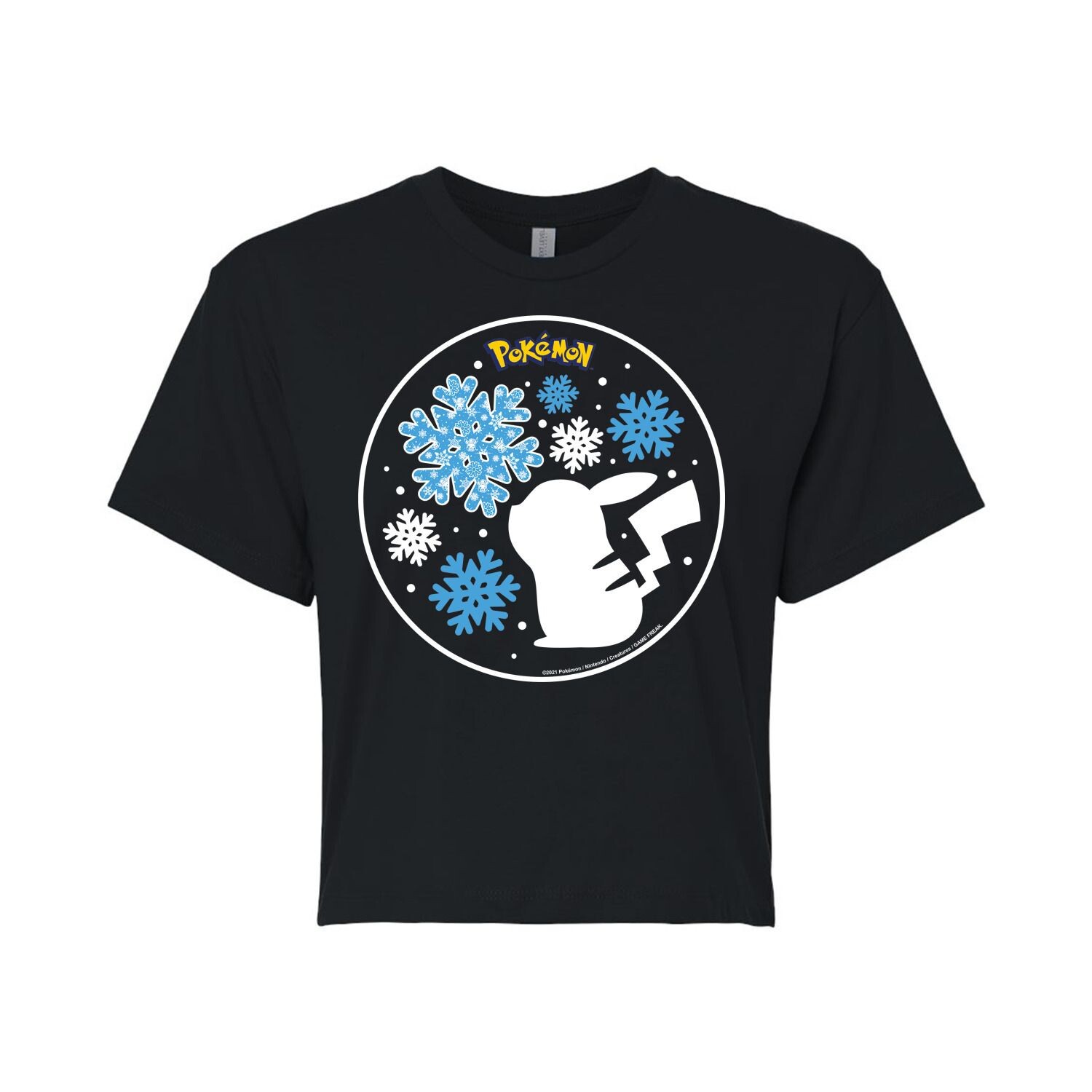 Укороченная футболка с рисунком «Покемон Пикачу и снежинки» для юниоров Licensed Character
Укороченная футболка с рисунком «Покемон Пикачу и снежинки» для юниоров Licensed Character