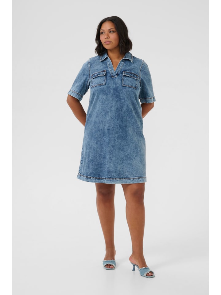 KAFFE curve Джинсовое платье синего цвета
KAFFE curve Джинсовое платье синего цвета
