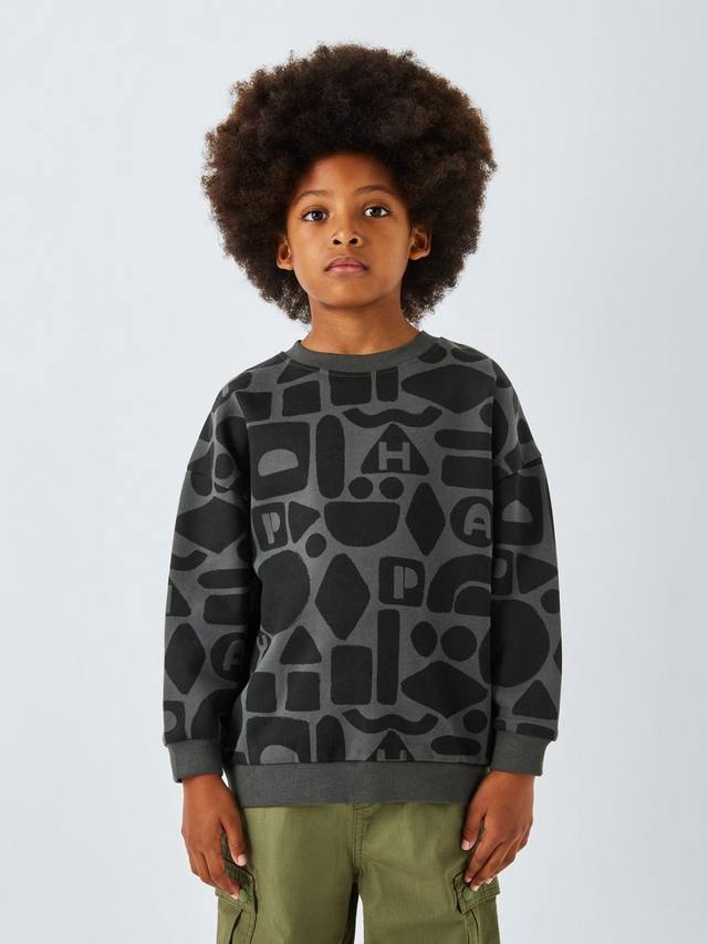 Детский свитшот с графическими принтами John Lewis, Charcoal
Детский свитшот с графическими принтами John Lewis, Charcoal