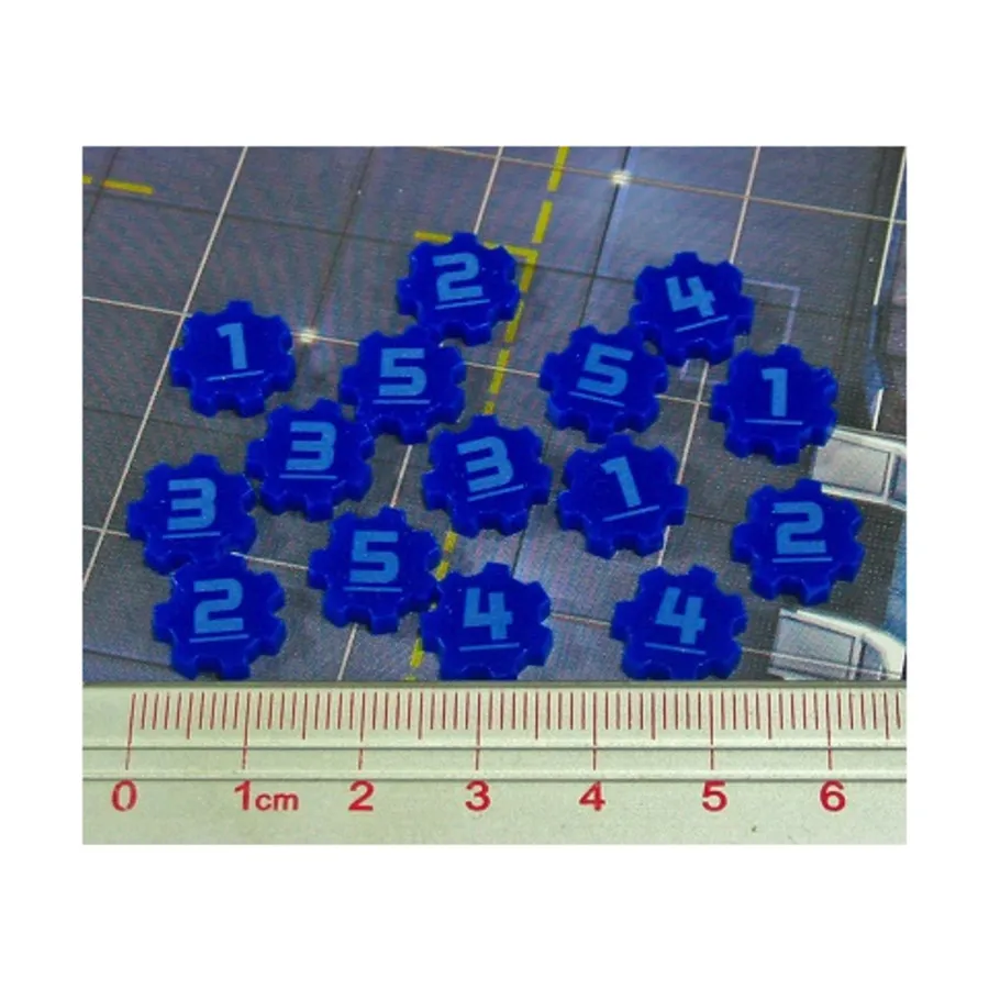 Жетоны — идентификационные жетоны №№ 1–5, синие., Star Wars - Imperial Assault Token Sets, Markers, & Bases (Litko Aerosystems)
Жетоны — идентификационные жетоны №№ 1–5, синие., Star Wars - Imperial Assault Token Sets, Markers, & Bases (Litko Aerosystems)