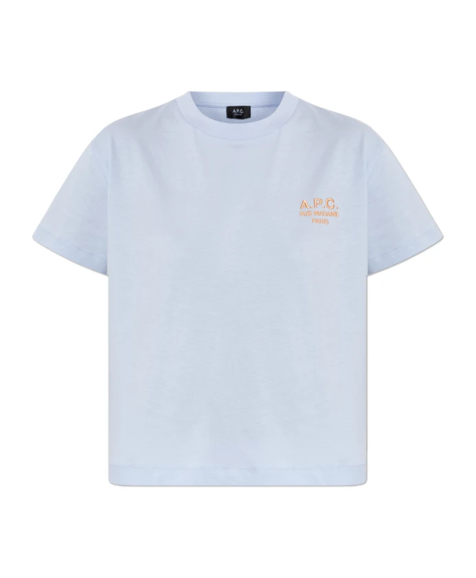 Футболка с вышитым логотипом A.P.C., синий
Футболка с вышитым логотипом A.P.C., синий