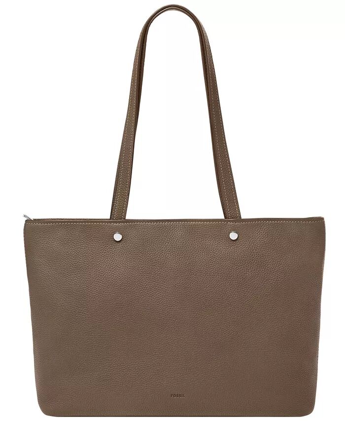 Сумка-тоут Jessie из кожи с застежкой-молнией Fossil, коричневый
Сумка-тоут Jessie из кожи с застежкой-молнией Fossil, коричневый