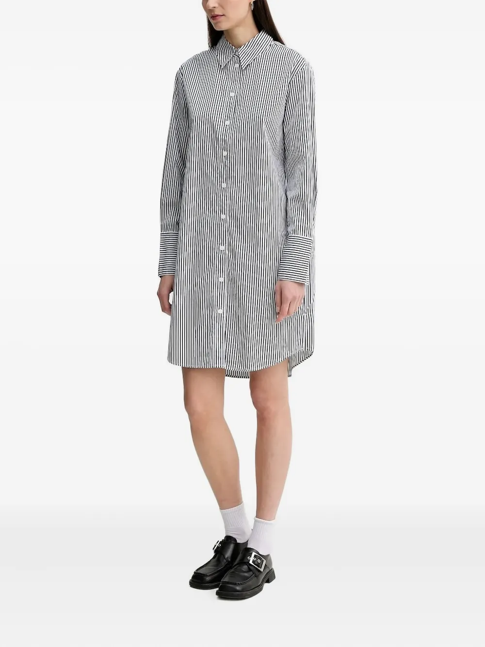 Платье-рубашка мини в полоску Marc O'Polo, синий
Платье-рубашка мини в полоску Marc O'Polo, синий