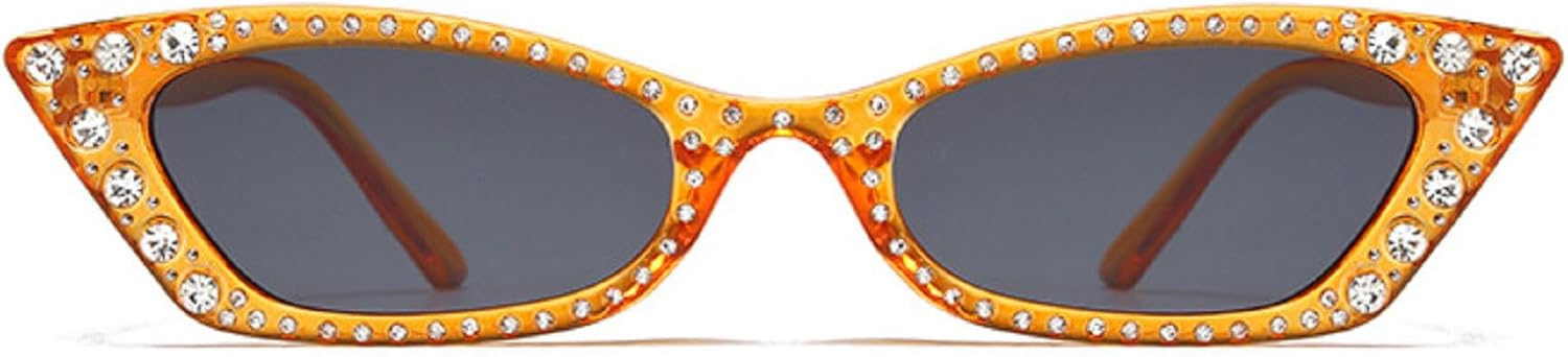 Удлинённые узкие солнцезащитные очки «кошачий глаз» для женщин в стиле ретро 90-х, женские солнцезащитные очки со стразами, модные маленькие очки с бриллиантами mincl, Orange
Удлинённые узкие солнцезащитные очки «кошачий глаз» для женщин в стиле ретро 90-х, женские солнцезащитные очки со стразами, модные маленькие очки с бриллиантами mincl, Orange
