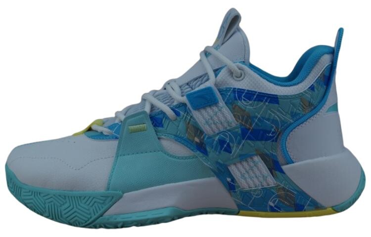 Баскетбольные кроссовки Thompson KT Basketball для мужчин, среднего размера, белые/королевские синие Anta
Баскетбольные кроссовки Thompson KT Basketball для мужчин, среднего размера, белые/королевские синие Anta