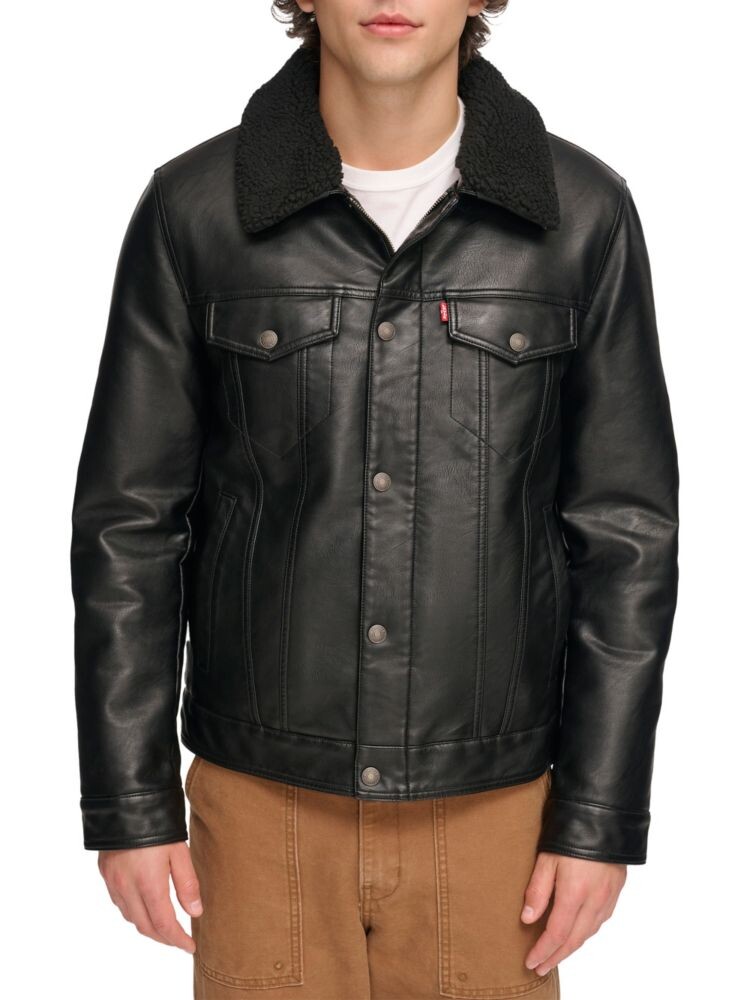 Куртка дальнобойщика из искусственной овчины Levi'S, черный
Куртка дальнобойщика из искусственной овчины Levi'S, черный