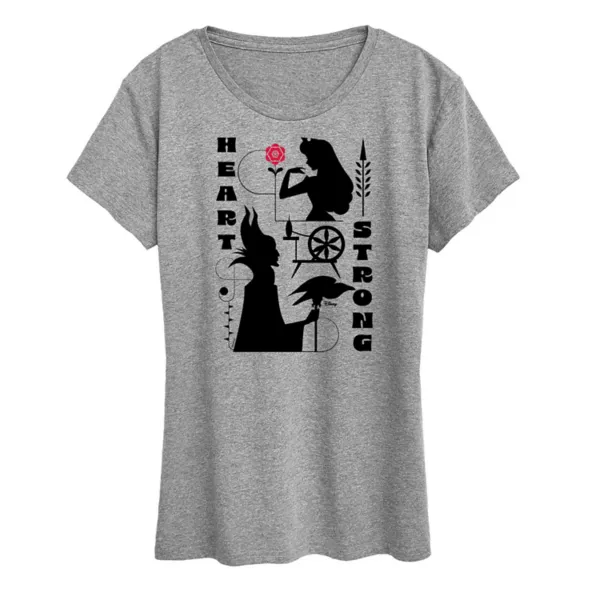 Футболка женская с принтом "Спящая красавица" и сердцем Disney, серый
Футболка женская с принтом "Спящая красавица" и сердцем Disney, серый