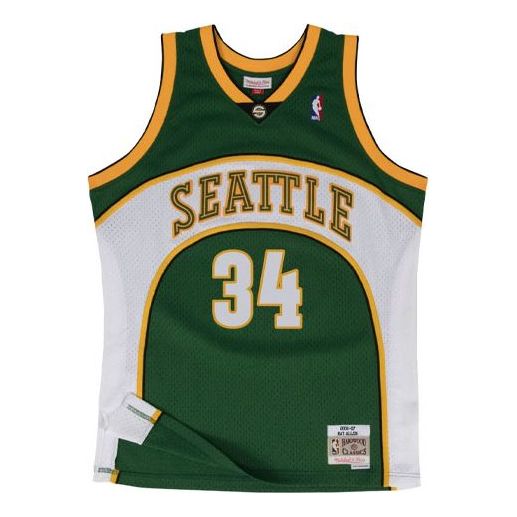 Баскетбольное джерси Mitchell & Ness NBA Swingman Jersey 'Seattle SuperSonics - Ray Allen 2006-07'
Баскетбольное джерси Mitchell & Ness NBA Swingman Jersey 'Seattle SuperSonics - Ray Allen 2006-07'