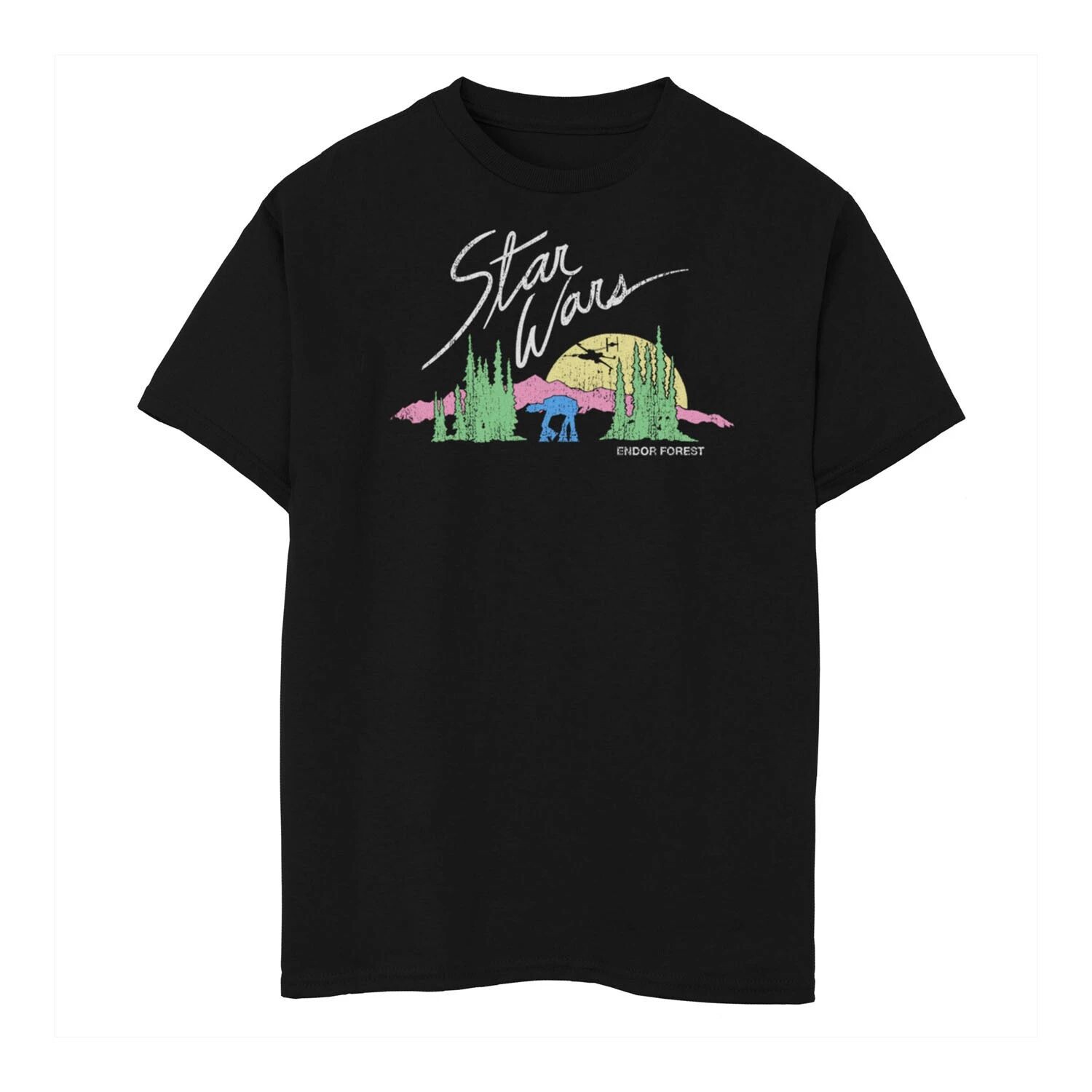 Футболка с силуэтом AT-AT для мальчиков 8–20 лет «Звездные войны: Эндор Форест» Licensed Character
Футболка с силуэтом AT-AT для мальчиков 8–20 лет «Звездные войны: Эндор Форест» Licensed Character