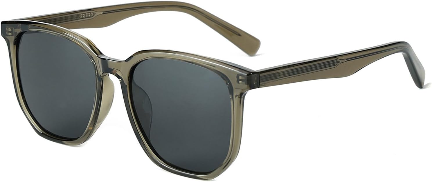 Солнцезащитные очки J&L Glasses поляризованные квадратной формы для женщин и мужчин, винтажные классические квадратные солнцезащитные очки, модный дизайнерский стиль J&L Glasses, Transparent Deep Green/Gray
Солнцезащитные очки J&L Glasses поляризованные квадратной формы для женщин и мужчин, винтажные классические квадратные солнцезащитные очки, модный дизайнерский стиль J&L Glasses, Transparent Deep Green/Gray