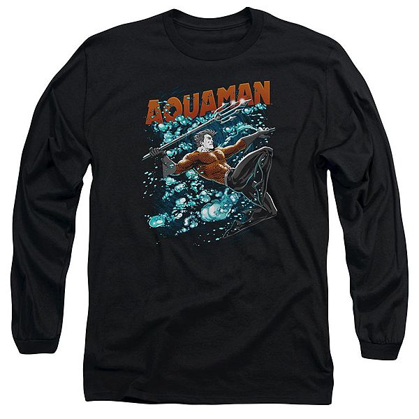 Футболка с длинным рукавом Justice League of America Aquaman Bubbles Licensed Character
Футболка с длинным рукавом Justice League of America Aquaman Bubbles Licensed Character