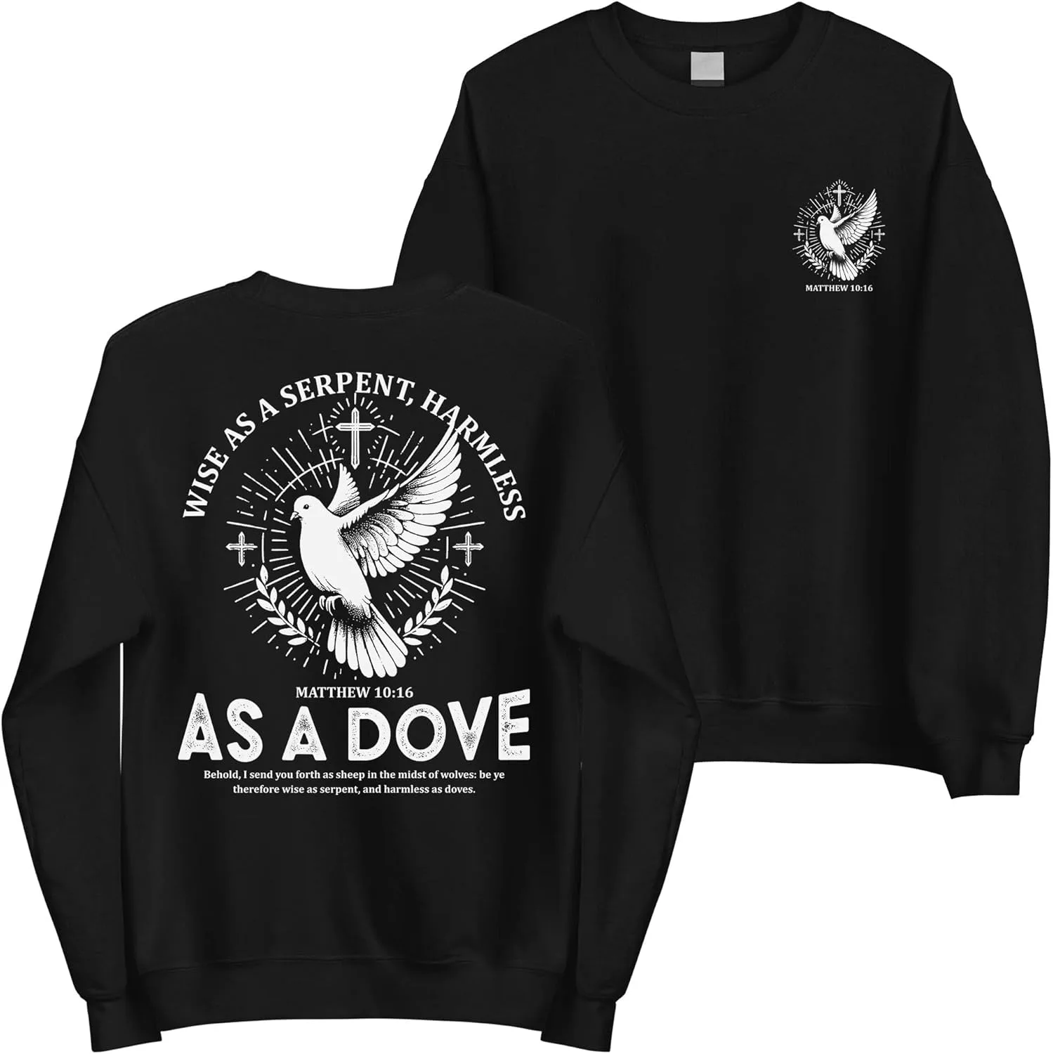 Толстовка Dove Christian с принтом Bible Verse MadalenStore
Толстовка Dove Christian с принтом Bible Verse MadalenStore