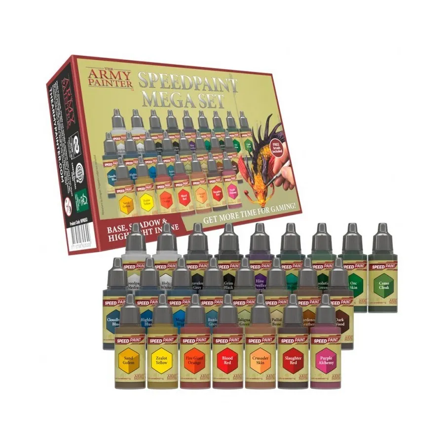 Мега-набор Speedpaint, Warpaint Sets (The Army Painter)
Мега-набор Speedpaint, Warpaint Sets (The Army Painter)