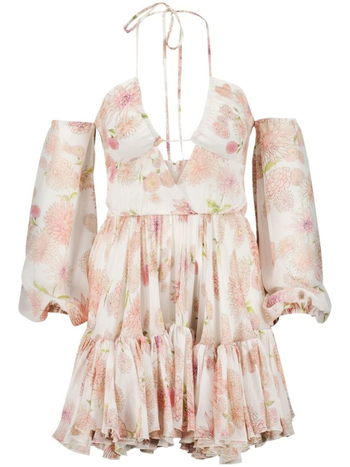 Giambattista Valli платье с оборками и цветочным принтом, белый
Giambattista Valli платье с оборками и цветочным принтом, белый