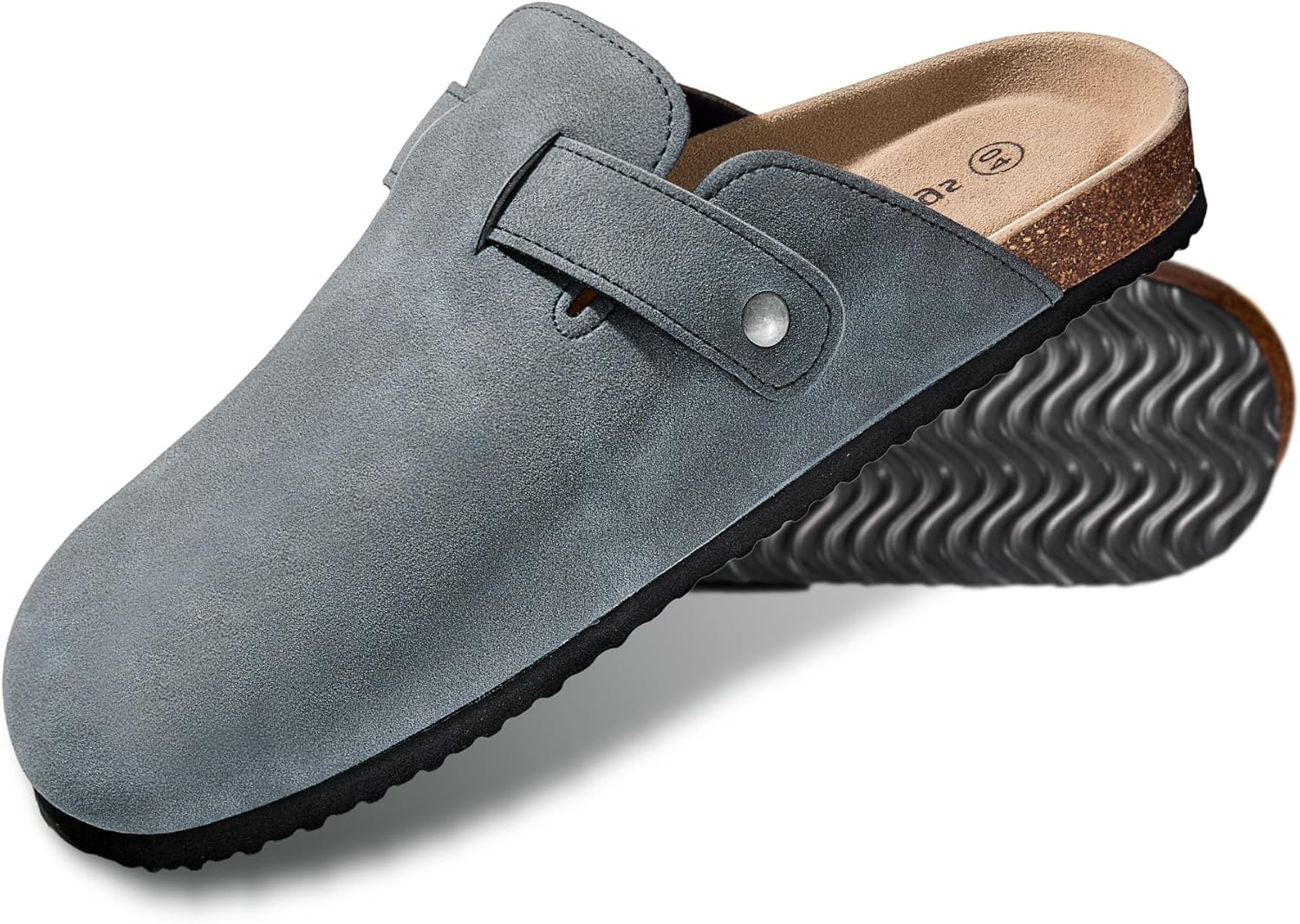 Женские сабо, мюли, сандалии и тапочки KEMISANT с флисовой подкладкой, унисекс, подошва из пробки с амортизирующей стелькой из вспененной памяти, светло-серый
Женские сабо, мюли, сандалии и тапочки KEMISANT с флисовой подкладкой, унисекс, подошва из пробки с амортизирующей стелькой из вспененной памяти, светло-серый