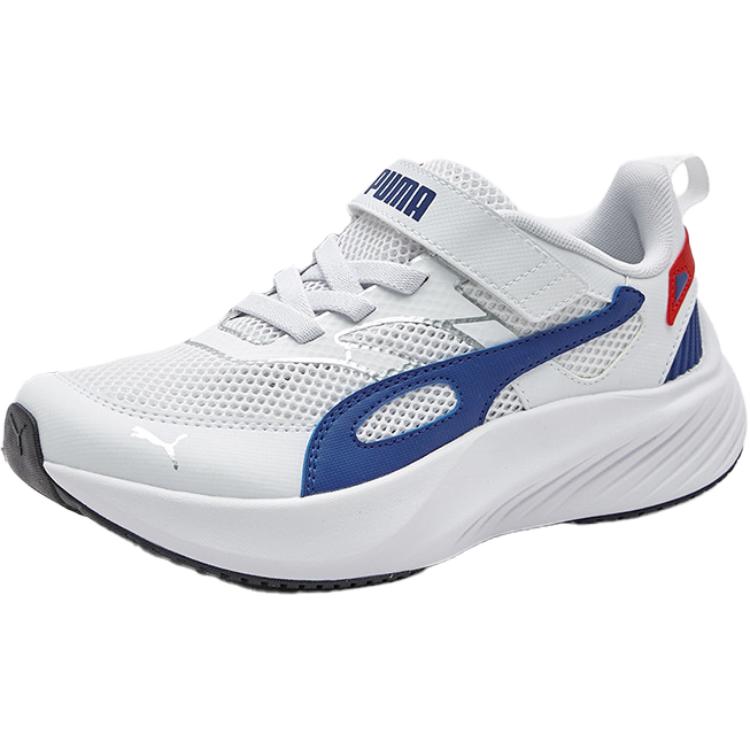 Детские кроссовки Pounce Lite OM AC+ с низким верхом, устойчивые к истиранию, дышащие, Puma, белые, королевские, синие, красные
Детские кроссовки Pounce Lite OM AC+ с низким верхом, устойчивые к истиранию, дышащие, Puma, белые, королевские, синие, красные