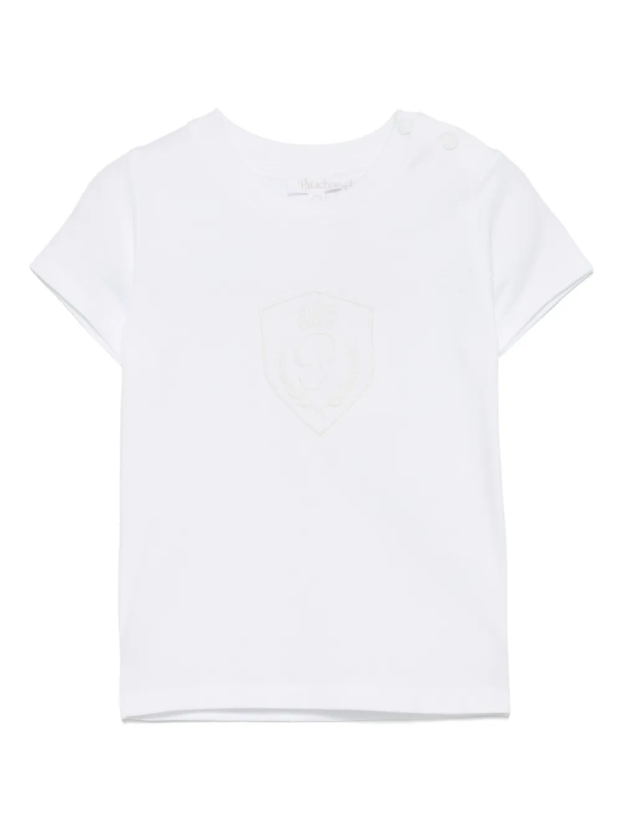 Футболка с вышитым логотипом Patachou, белый
Футболка с вышитым логотипом Patachou, белый
