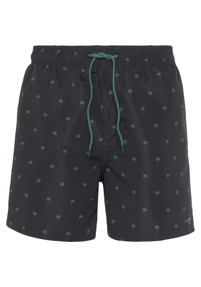 Шорты для плавания S.Oliver с изображением пальмы, черный
Шорты для плавания S.Oliver с изображением пальмы, черный