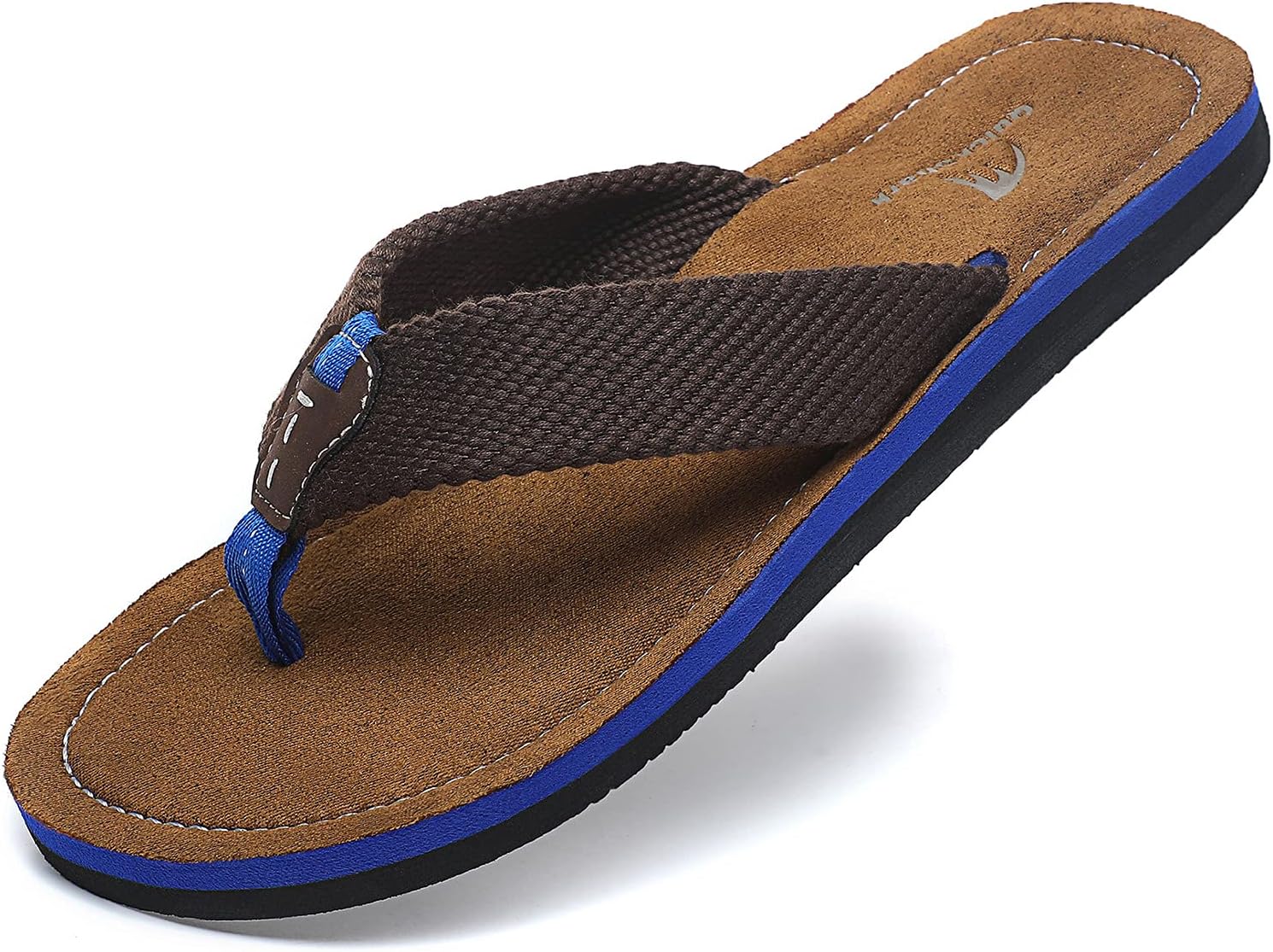 Мужские шлепанцы Quickshark с кожаной подошвой и поддержкой свода стопы, пляжные сандалии, коричневый/синий
Мужские шлепанцы Quickshark с кожаной подошвой и поддержкой свода стопы, пляжные сандалии, коричневый/синий