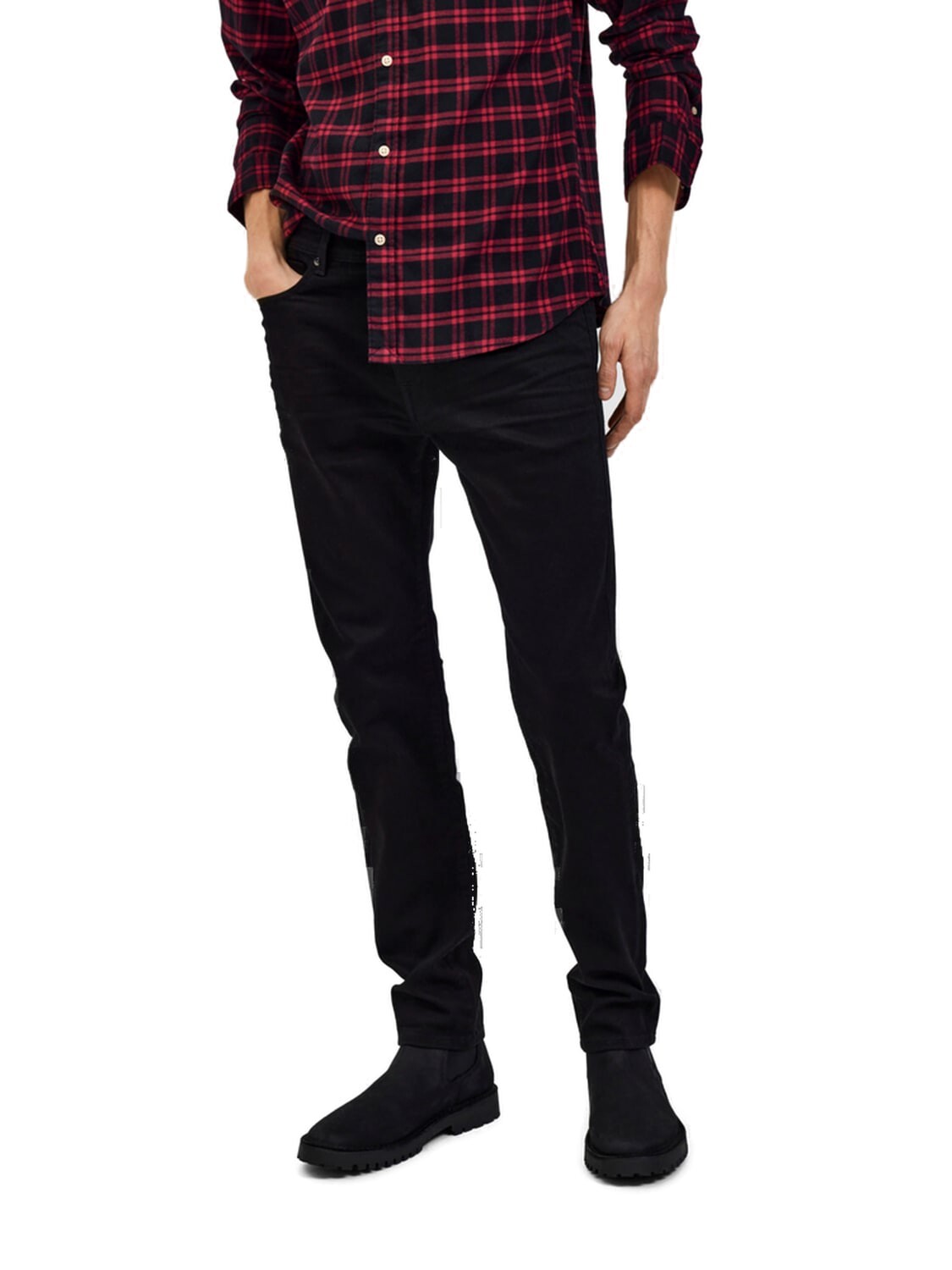 Джинсы SELECTED HOMME SLH175 SLIM LEON 24001 slim, черный
Джинсы SELECTED HOMME SLH175 SLIM LEON 24001 slim, черный