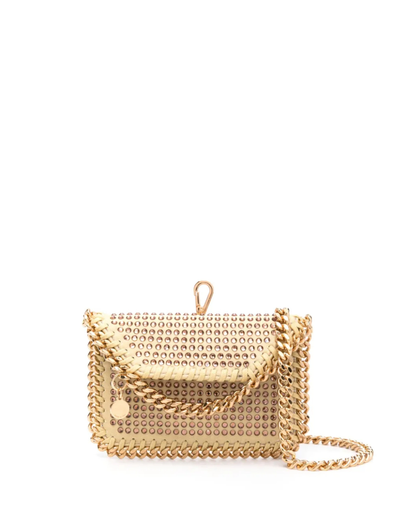 Stella McCartney клатч Falabella с кристаллами, желтый
Stella McCartney клатч Falabella с кристаллами, желтый