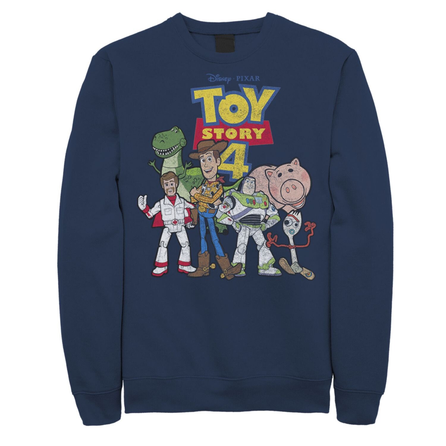 Мужской свитшот с логотипом Disney/Pixar «История игрушек 4» Disney / Pixar, синий 
Мужской свитшот с логотипом Disney/Pixar «История игрушек 4» Disney / Pixar, синий