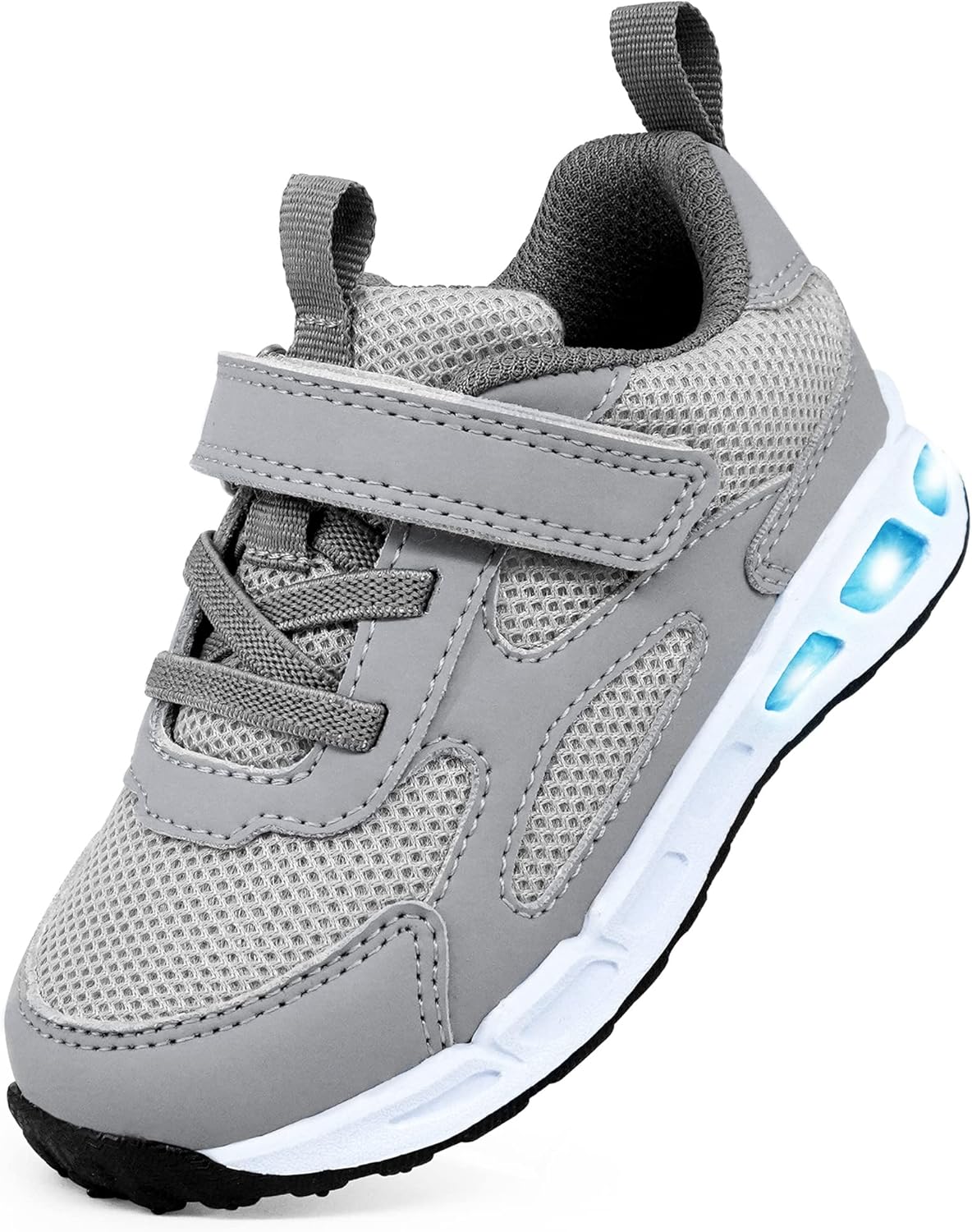 Детские кроссовки YESKIS для мальчиков и девочек со светодиодной подсветкой, легкие, сетчатые, дышащие, очаровательные, для бега, для малышей и маленьких детей, серый
Детские кроссовки YESKIS для мальчиков и девочек со светодиодной подсветкой, легкие, сетчатые, дышащие, очаровательные, для бега, для малышей и маленьких детей, серый