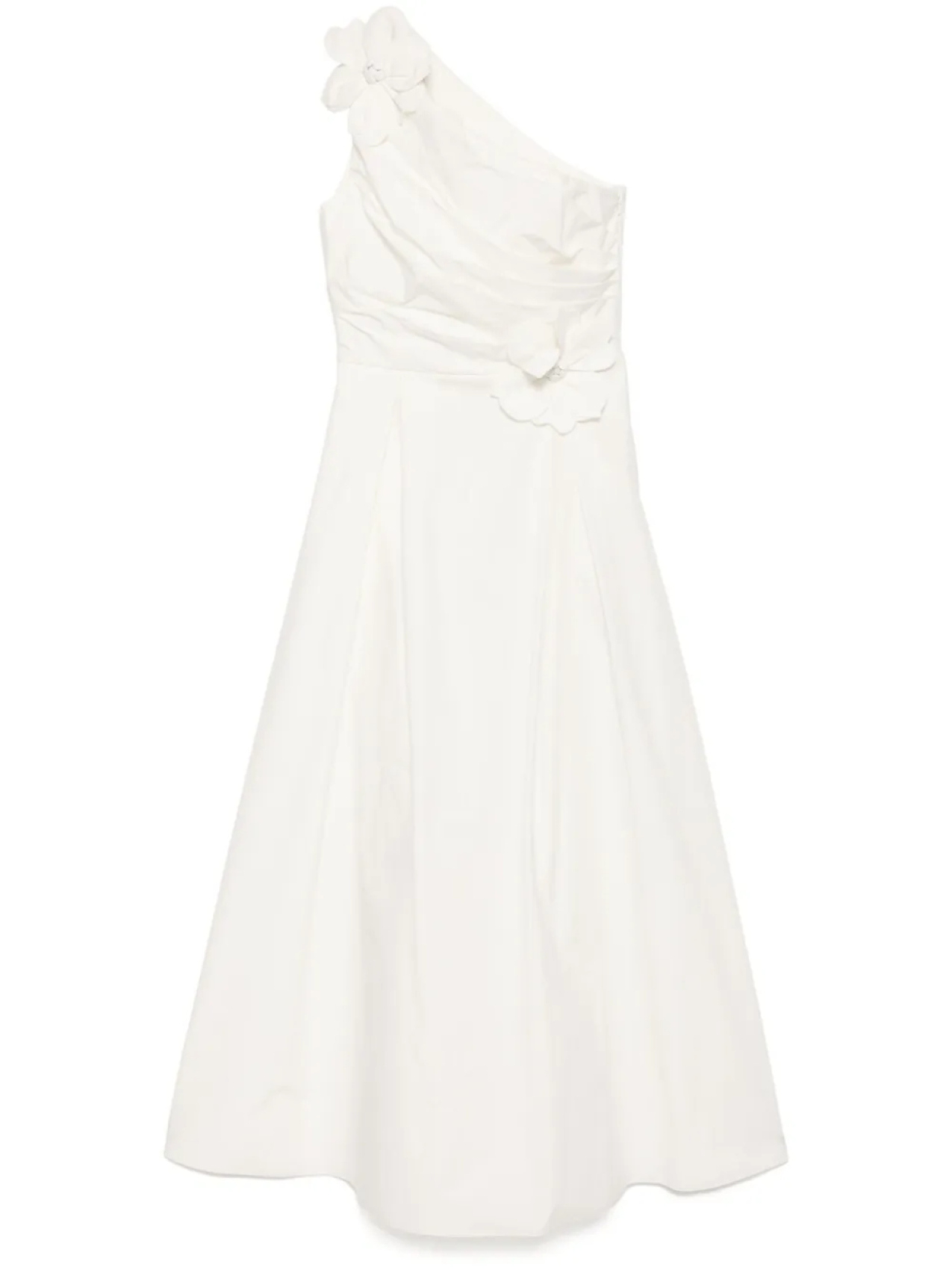 Elie Saab поплиновое платье, белый 
Elie Saab поплиновое платье, белый